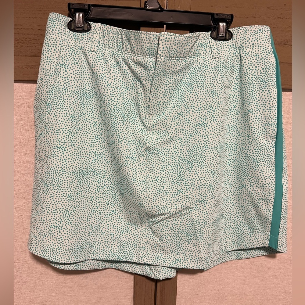 Under Armour Printed Women's Skort Teal Size 14 Golf Tennis NWT